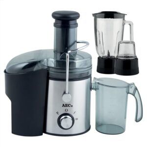 آبمیوه‌گیری ولومی 3 کاره مدل 880 آ ا ث AEC H.880 با بدنه استیل ضد خش و موتور 800 وات – خرید عمده از عمده‌تک